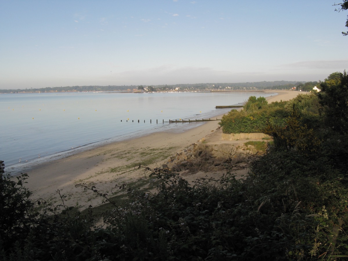 La plage de Kerleven a La Foret-Fouesnant