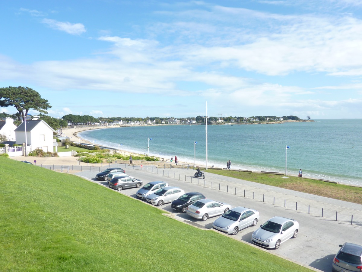 La plage du Trez a Benodet, la plus proche du camping du Port de Plaisance